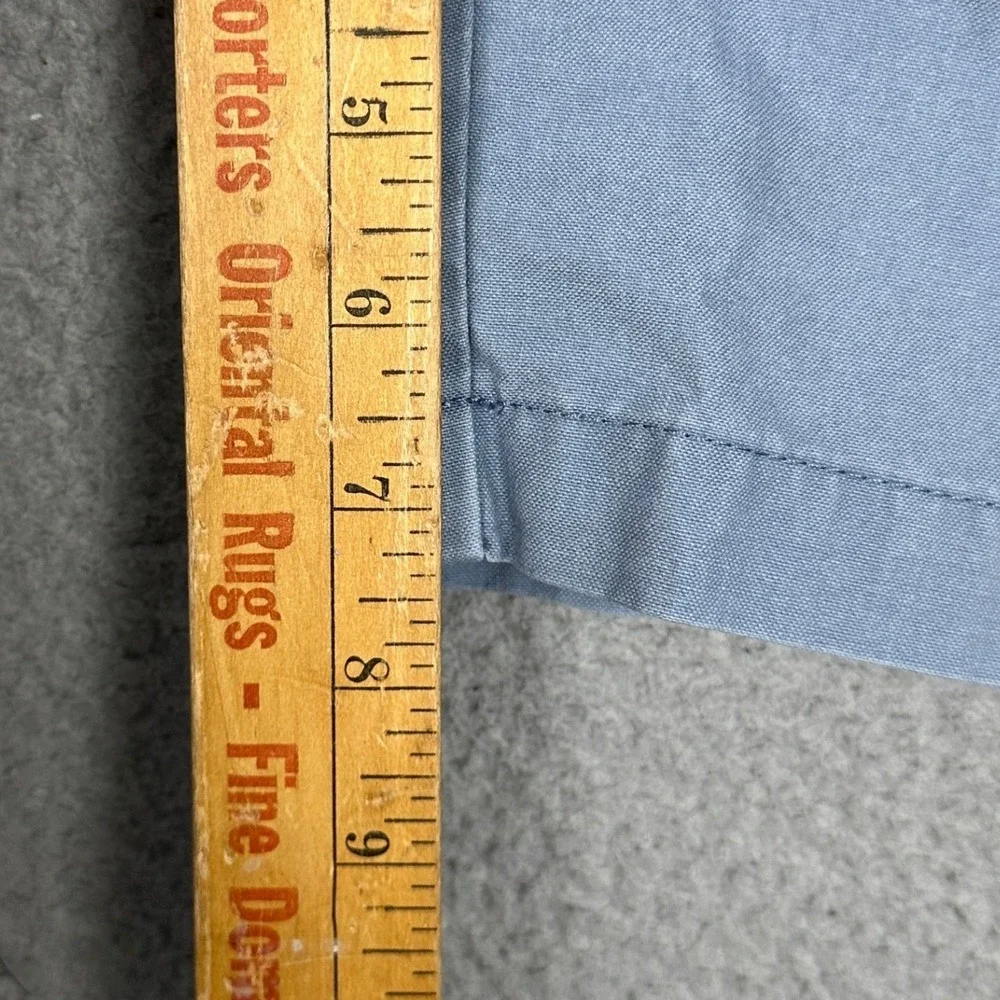 Savane Shorts Mens 40 Cargo Blue Mirage Safari Stretch Waist Flat Front Outdoor